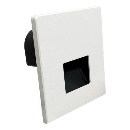 BRILAGI - Luminaria LED para escaleras JACK LED/3W/230V 3000/4000/6500K IP65 blanca