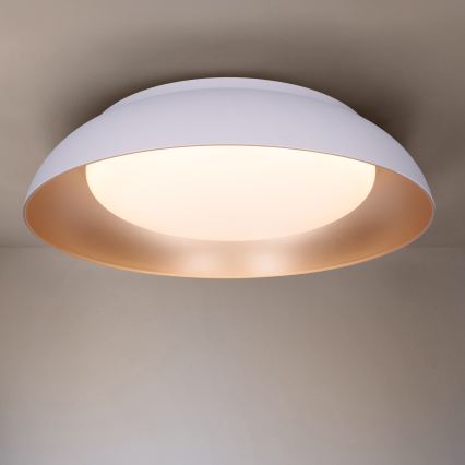 Plafón LED regulable ALVA LED/48W/230V 3000-6500K diámetro 51 cm blanco + mando a distancia
