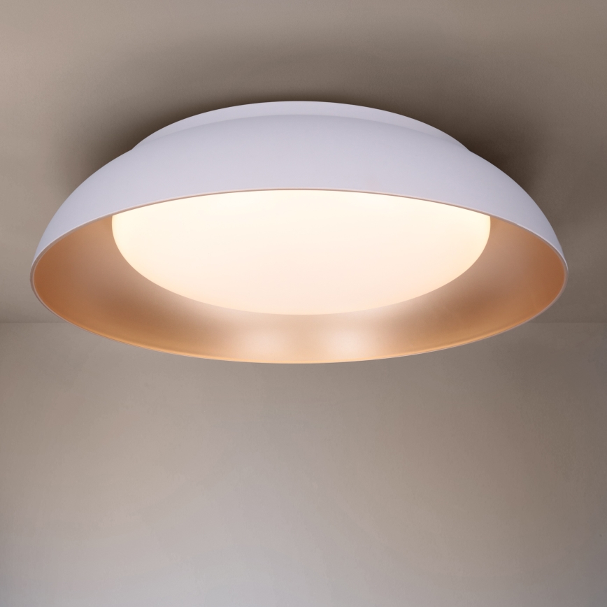 Plafón LED regulable ALVA LED/48W/230V 3000-6500K diámetro 51 cm blanco + mando a distancia