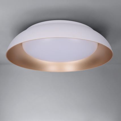 Plafón LED regulable ALVA LED/48W/230V 3000-6500K diámetro 51 cm blanco + mando a distancia