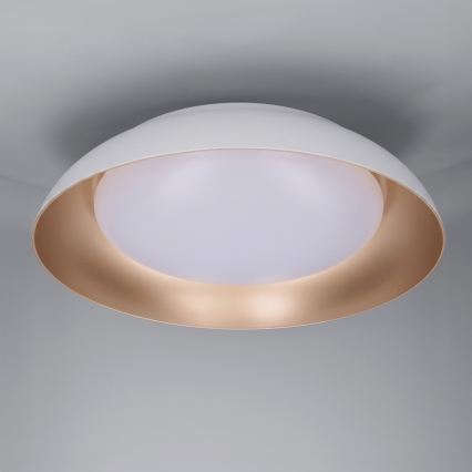 Plafón LED regulable ALVA LED/48W/230V 3000-6500K diámetro 51 cm blanco + mando a distancia