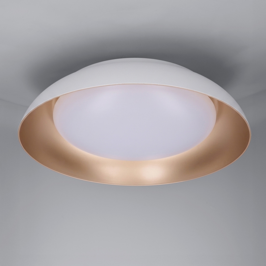 Plafón LED regulable ALVA LED/48W/230V 3000-6500K diámetro 51 cm blanco + mando a distancia