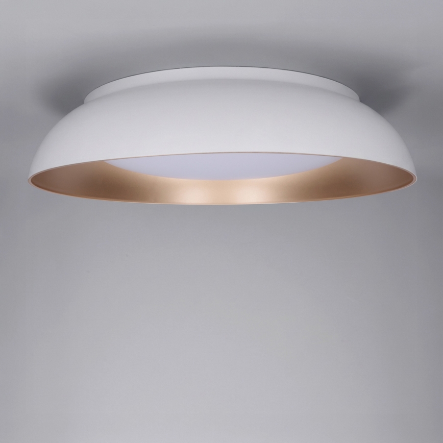 Plafón LED regulable ALVA LED/48W/230V 3000-6500K diámetro 51 cm blanco + mando a distancia