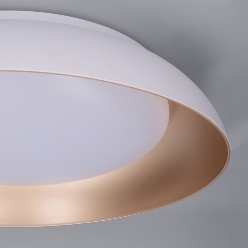 Plafón LED regulable ALVA LED/48W/230V 3000-6500K diámetro 51 cm blanco + mando a distancia
