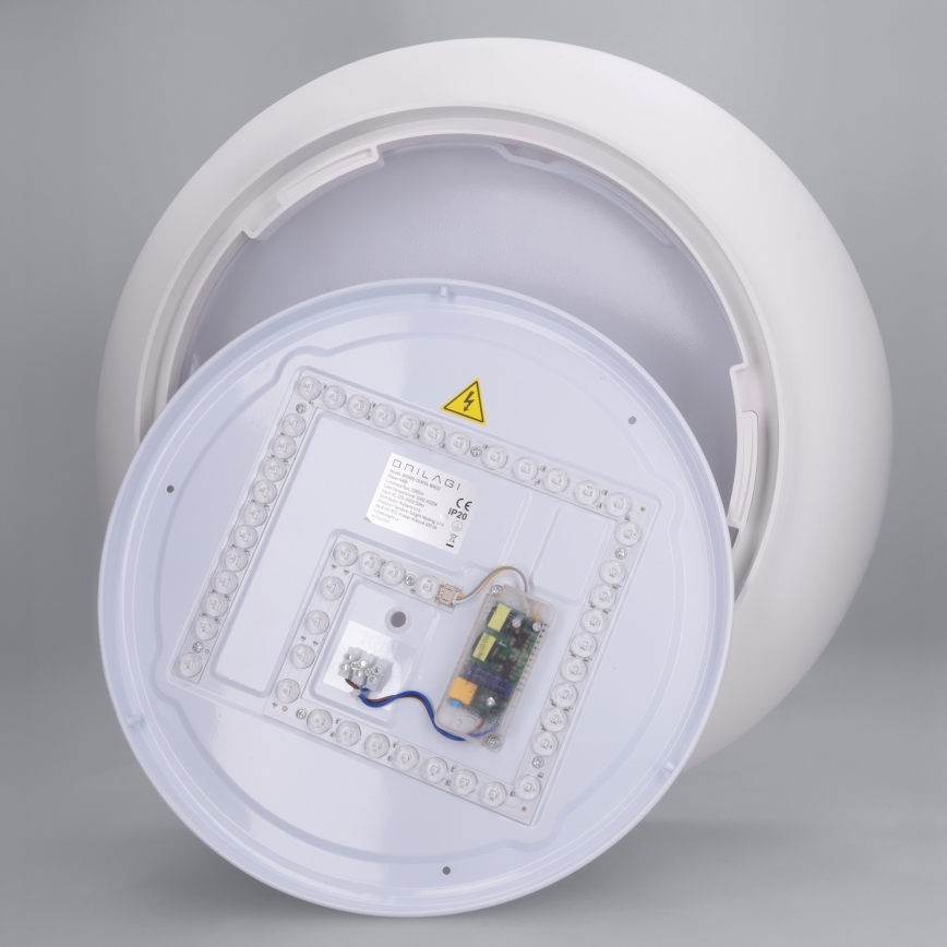 Plafón LED regulable ALVA LED/48W/230V 3000-6500K diámetro 51 cm blanco + mando a distancia
