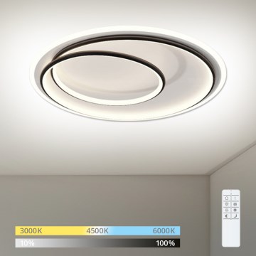 Brilagi - Luminaria LED regulable de techo FLARE LED/38W/230V Ø 48 cm 3000-6000K + mando a distancia