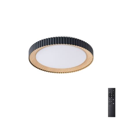Brilagi - Lámpara de techo LED regulable NEXO LED/48W/230V 3000-6000K negra Ø 43 cm + mando a distancia