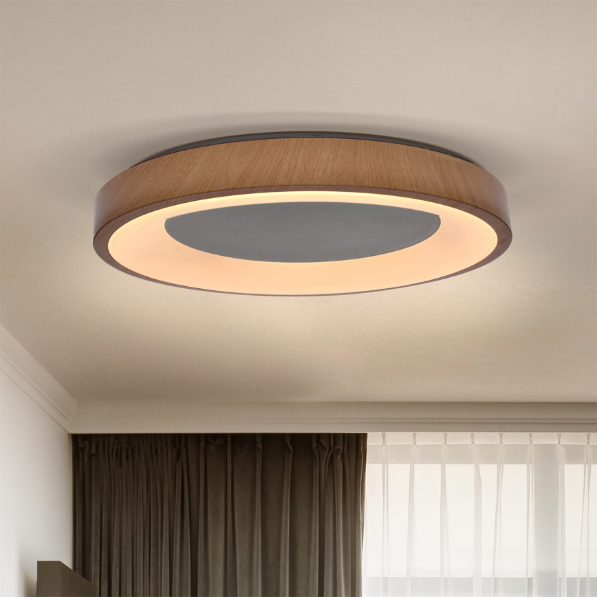 BRILAGI - Plafón LED regulable DORIA LED/60W/230V 3000–6500K Ø 60 cm + mando a distancia