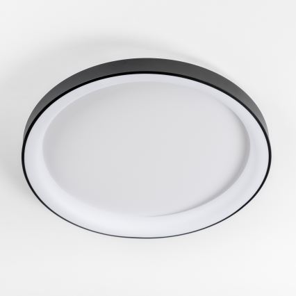 Brilagi - Luminaria de techo LED regulable FALCON II LED/108W/230V 3000-6500K diámetro 80 cm negra + mando a distancia