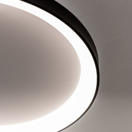 Brilagi - Luminaria de techo LED regulable FALCON II LED/108W/230V 3000-6500K diámetro 80 cm negra + mando a distancia