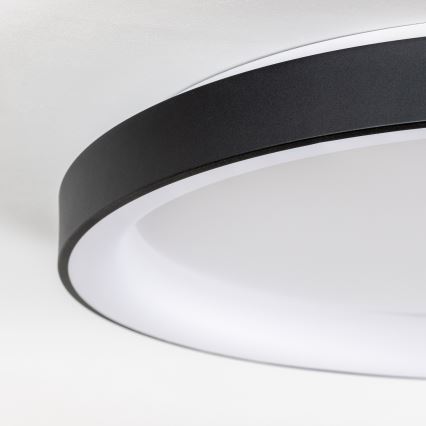 Brilagi - Luminaria de techo LED regulable FALCON II LED/108W/230V 3000-6500K diámetro 80 cm negra + mando a distancia