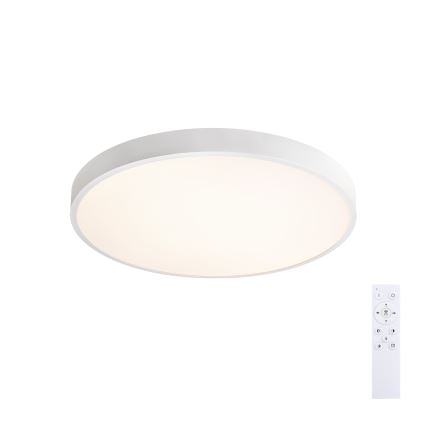 Brilagi - Luminaria de techo LED regulable GLASS POOL DOUBLE LED/48W/230V 3000-6000K 40 cm blanca + mando a distancia