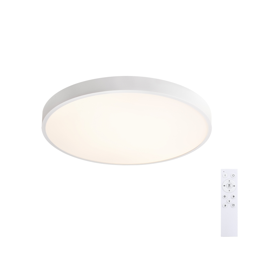 Brilagi - Luminaria de techo LED regulable GLASS POOL DOUBLE LED/48W/230V 3000-6000K 40 cm blanca + mando a distancia