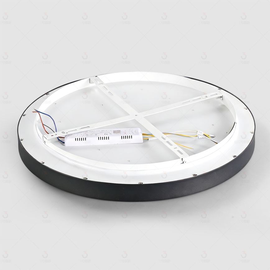 Brilagi - Luminaria LED regulable de techo GLASS POOL DOUBLE LED/60W/230V 3000-6000K 50 cm negra + mando a distancia