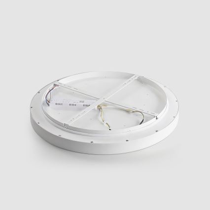 Brilagi - Lámpara de techo LED regulable GLASS POOL DOUBLE LED/80W/230V 3000-6000K 60 cm blanco + mando a distancia