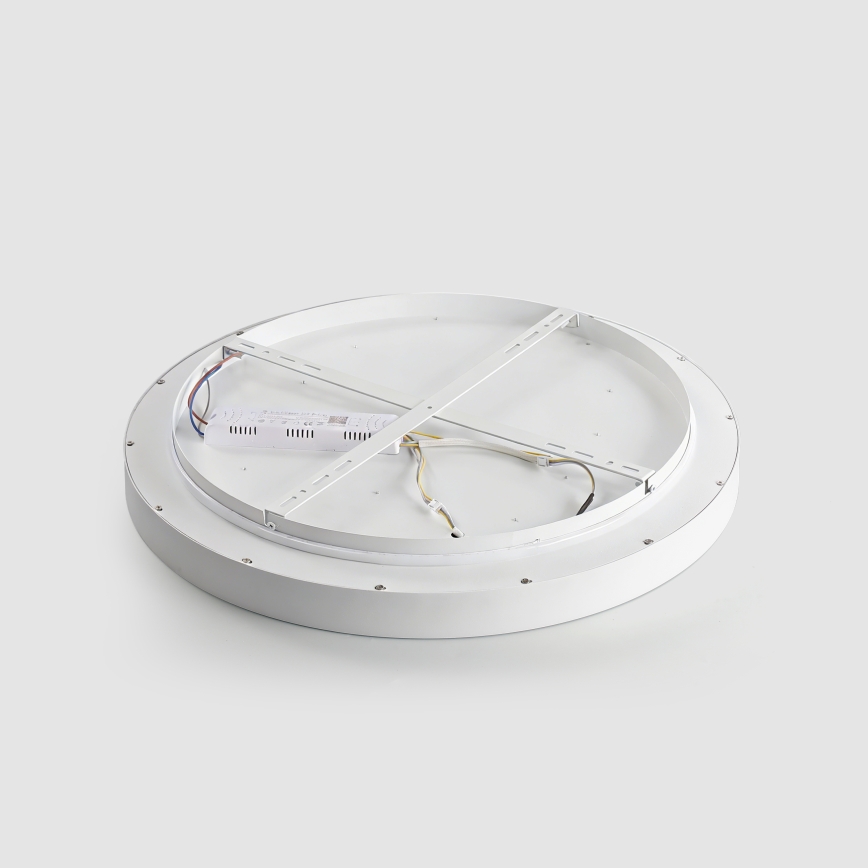 Brilagi - Lámpara de techo LED regulable GLASS POOL DOUBLE LED/80W/230V 3000-6000K 60 cm blanco + mando a distancia