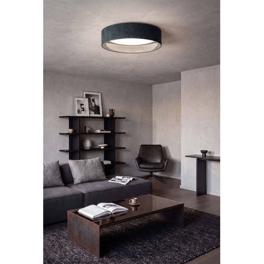 Brilagi - Luminaria de techo LED regulable VELVET SMARTIX STARS LED/36W/230V 3000–6000 K diámetro 55 cm verde Wi-Fi Tuya Beacon + control remoto