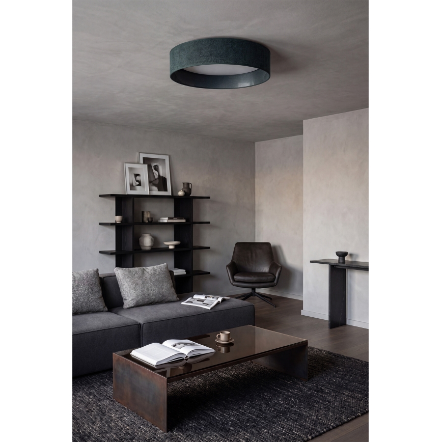 Brilagi - Luminaria de techo LED regulable VELVET SMARTIX STARS LED/36W/230V 3000–6000 K diámetro 55 cm verde Wi-Fi Tuya Beacon + control remoto
