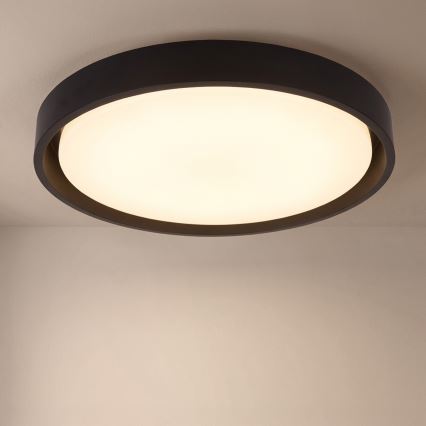 Brilagi - Lámpara de techo LED regulable MATTEO LED/48W/230V 3000-6500K Ø 41 cm negro + mando a distancia