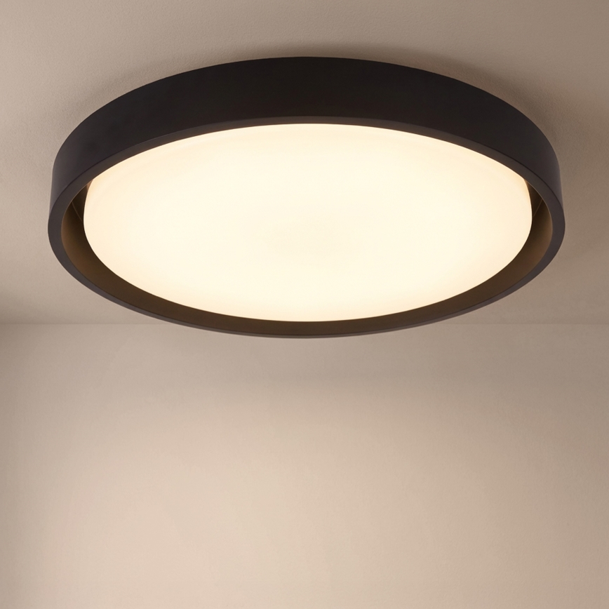 Brilagi - Lámpara de techo LED regulable MATTEO LED/48W/230V 3000-6500K Ø 41 cm negro + mando a distancia