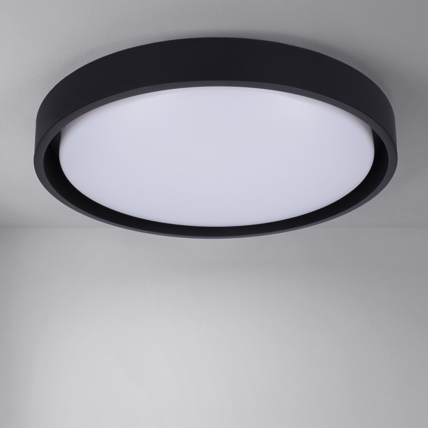 Brilagi - Lámpara de techo LED regulable MATTEO LED/48W/230V 3000-6500K Ø 41 cm negro + mando a distancia