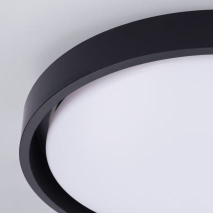 Brilagi - Lámpara de techo LED regulable MATTEO LED/48W/230V 3000-6500K Ø 41 cm negro + mando a distancia