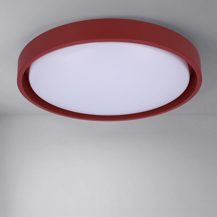 Brilagi - Lámpara de techo LED regulable MATTEO LED/48W/230V 3000-6500K Ø 41 cm roja + mando a distancia