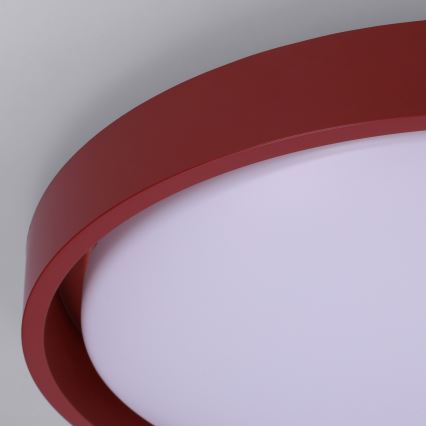 Brilagi - Lámpara de techo LED regulable MATTEO LED/48W/230V 3000-6500K Ø 41 cm roja + mando a distancia