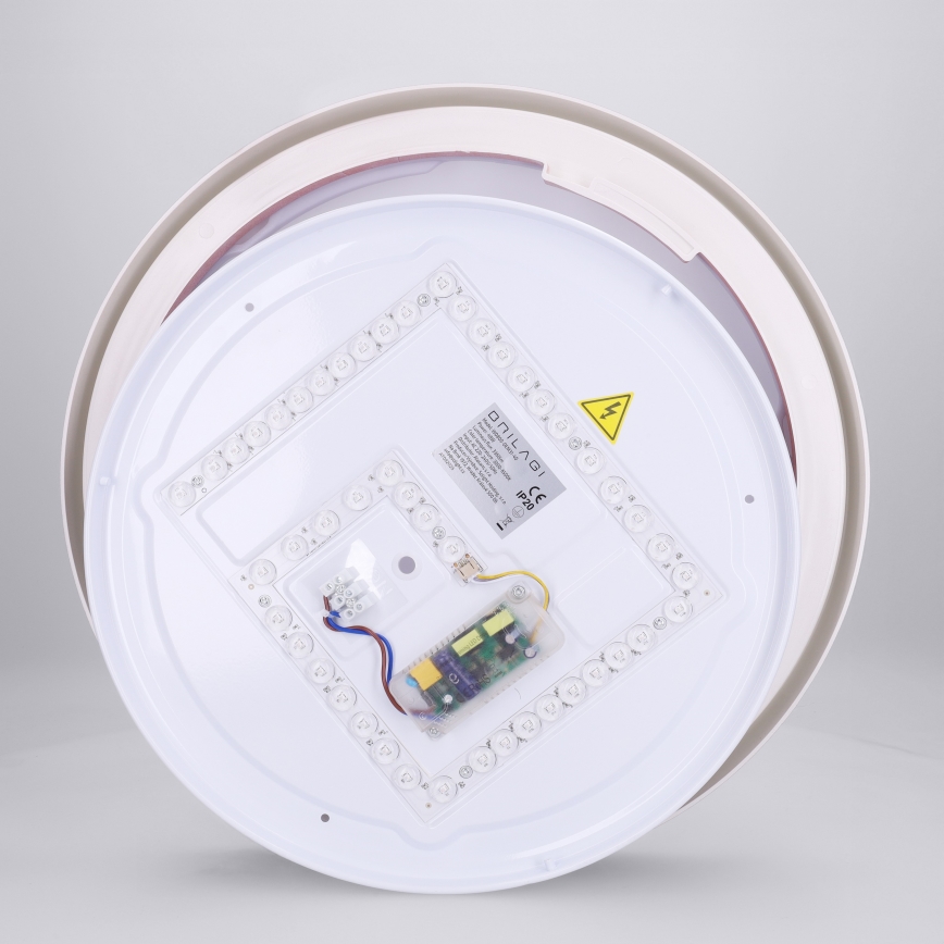 Brilagi - Lámpara de techo LED regulable MATTEO LED/48W/230V 3000-6500K Ø 41 cm roja + mando a distancia