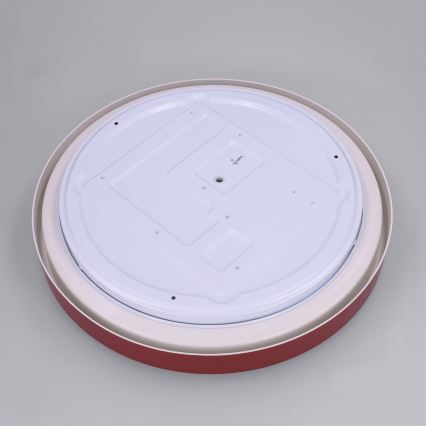 Brilagi - Lámpara de techo LED regulable MATTEO LED/48W/230V 3000-6500K Ø 41 cm roja + mando a distancia