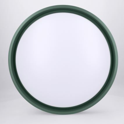 Brilagi - Luminaria de techo LED regulable MATTEO LED/48W/230V 3000-6500K Ø 41 cm verde + mando a distancia