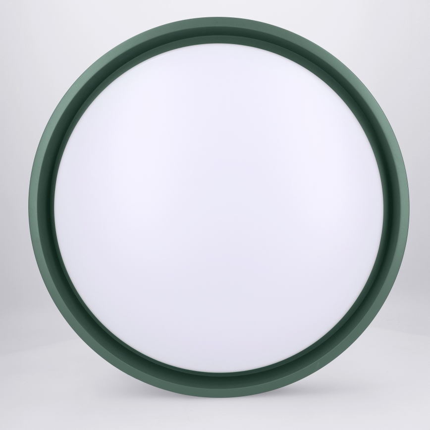 Brilagi - Luminaria de techo LED regulable MATTEO LED/48W/230V 3000-6500K Ø 41 cm verde + mando a distancia