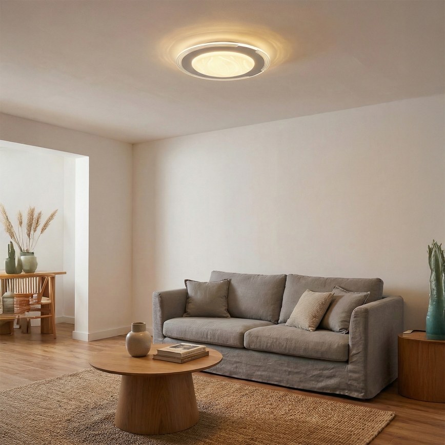 Brilagi - Luminaria de techo LED regulable ORELIS LED/80W/230V 3000-6000K Ø 50 cm + mando a distancia