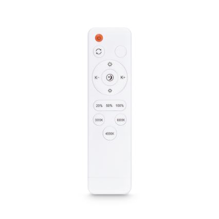 Brilagi - Lámpara de techo LED regulable PILANA LED/60W/230V 3000-6500K roble/blanco 56x56 cm + mando a distancia