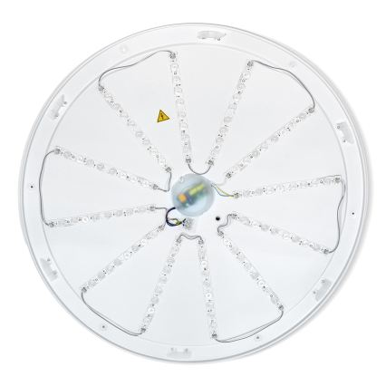 Brilagi - Luminaria de techo LED regulable PILANA LED/72W/230V 3000-6500K roble/negro Ø 80 cm + control remoto