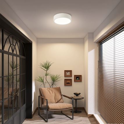 Brilagi - Luminaria de techo LED regulable POOL LED/18W/230V 3000-6000K 20 cm blanca + mando a distancia