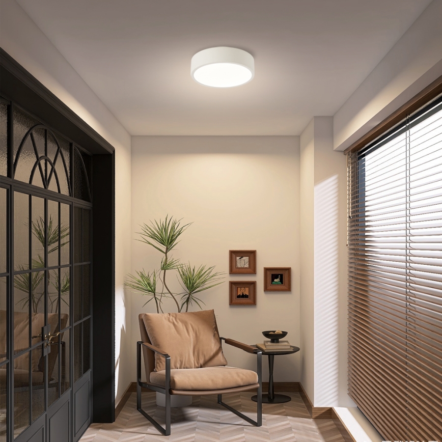 Brilagi - Luminaria de techo LED regulable POOL LED/18W/230V 3000-6000K 20 cm blanca + mando a distancia