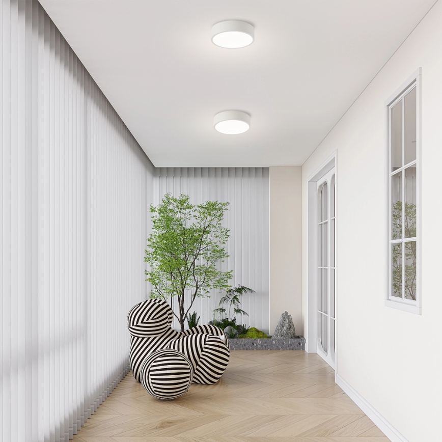 Brilagi - Luminaria de techo LED regulable POOL LED/18W/230V 3000-6000K 20 cm blanca + mando a distancia