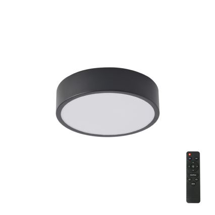 BRILAGI - Lámpara de techo LED regulable POOL LED/18W/230V 3000-6000K 20 cm negra + mando a distancia