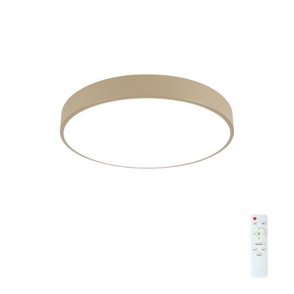 Brilagi - Luminaria de techo LED regulable POOL LED/48W/230V 3000-6000K diámetro 40 cm beige + mando a distancia