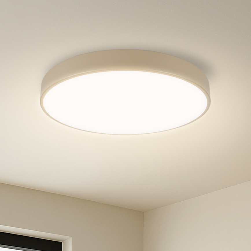 Brilagi - Lámpara de techo LED regulable POOL SMART LED/48W/230V 3000-6000K diámetro 40 cm Wi-Fi Tuya beige + mando a distancia