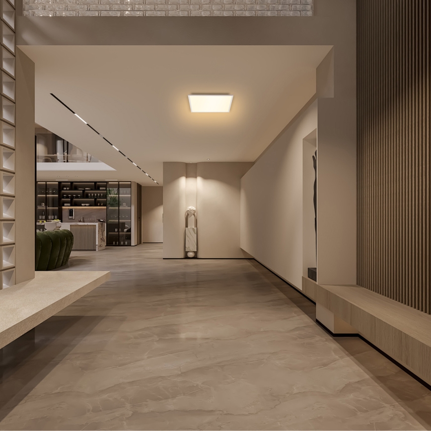 Brilagi - Plafón LED regulable SLIMFRAME LED/36W/230V 45x45 cm 3000-6000K blanco + mando a distancia