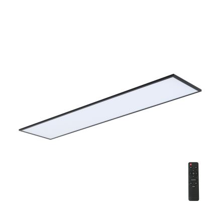 BRILAGI - Luminaria de techo LED regulable SLIMFRAME LED/58W/230V 120x30 cm 3000-6000K negra + mando a distancia