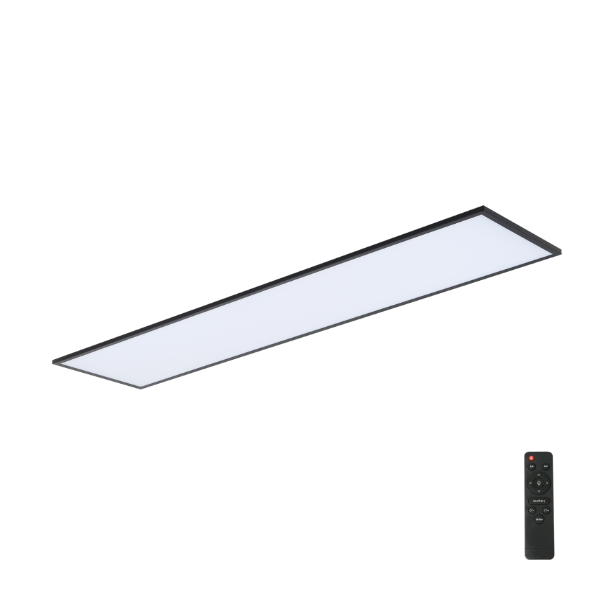 BRILAGI - Luminaria de techo LED regulable SLIMFRAME LED/58W/230V 120x30 cm 3000-6000K negra + mando a distancia