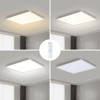 Brilagi - Plafón LED regulable SLIMFRAME LED/58W/230V 60x60 cm 3000-6000K blanco + mando a distancia
