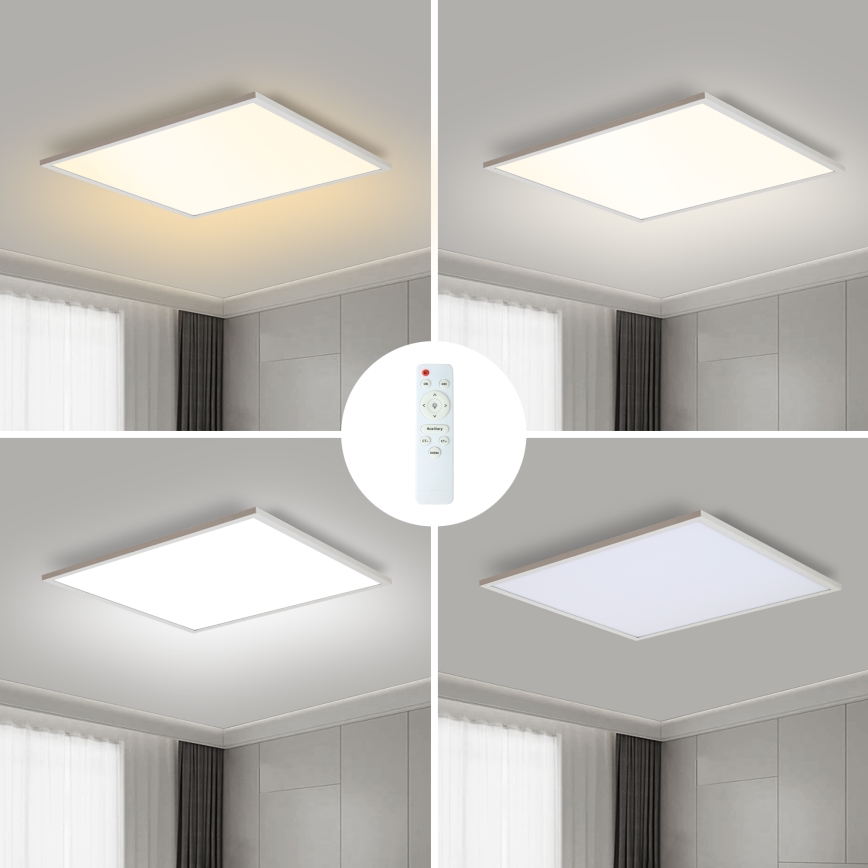 Brilagi - Plafón LED regulable SLIMFRAME LED/58W/230V 60x60 cm 3000-6000K blanco + mando a distancia