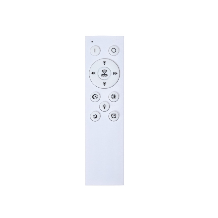 Brilagi - Luminaria de techo LED regulable SLIMFRAME WOOD LED/58W/230V 124x34 cm 3000-6000K marrón + mando a distancia