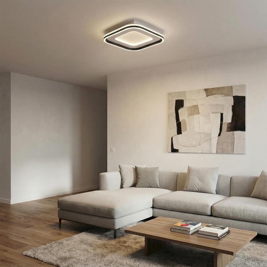 BRILAGI - Lámpara de techo LED regulable TRIVARO LED/65W/230V 3000-6000K 30x30 cm + mando a distancia