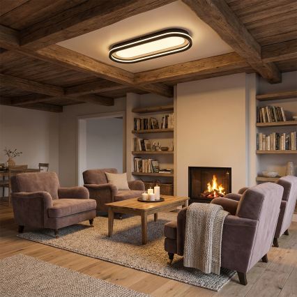 Brilagi - Plafón LED regulable TRIVARO LED/85W/230V 3000-6000K 20x60 cm + mando a distancia