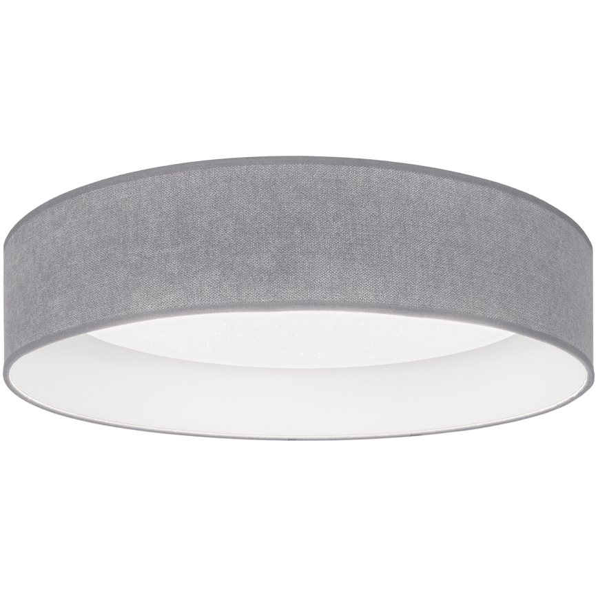 Brilagi - Luminaria de techo LED regulable VELVET SMARTIX STARS LED/24W/230V 3000-6000K diámetro 45 cm gris Wi-Fi Tuya Beacon + control remoto